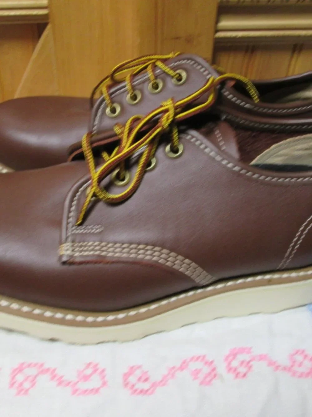Thorogood MaxWear wedge ankle boot oxford 6 EE womens 8 EE New no box
